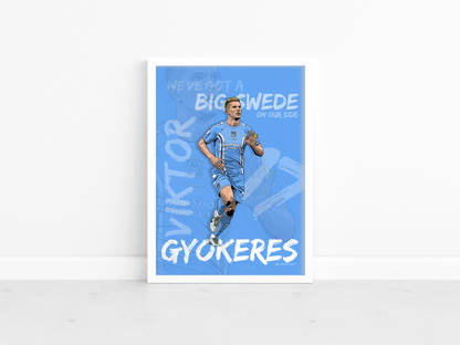 Viktor Gyokeres - CCFC Songs series print