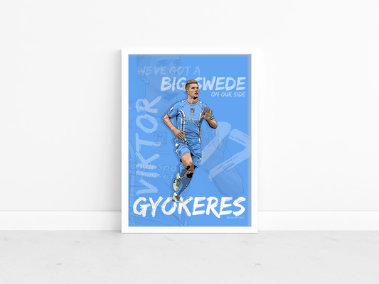 Viktor Gyokeres - CCFC Songs series print