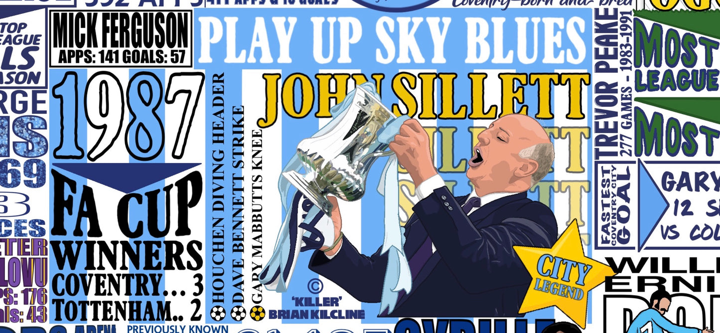 Coventry City History Montage print