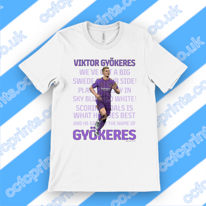 Viktor Gyökeres 'fan chant - away kit’ T-shirt (kids)