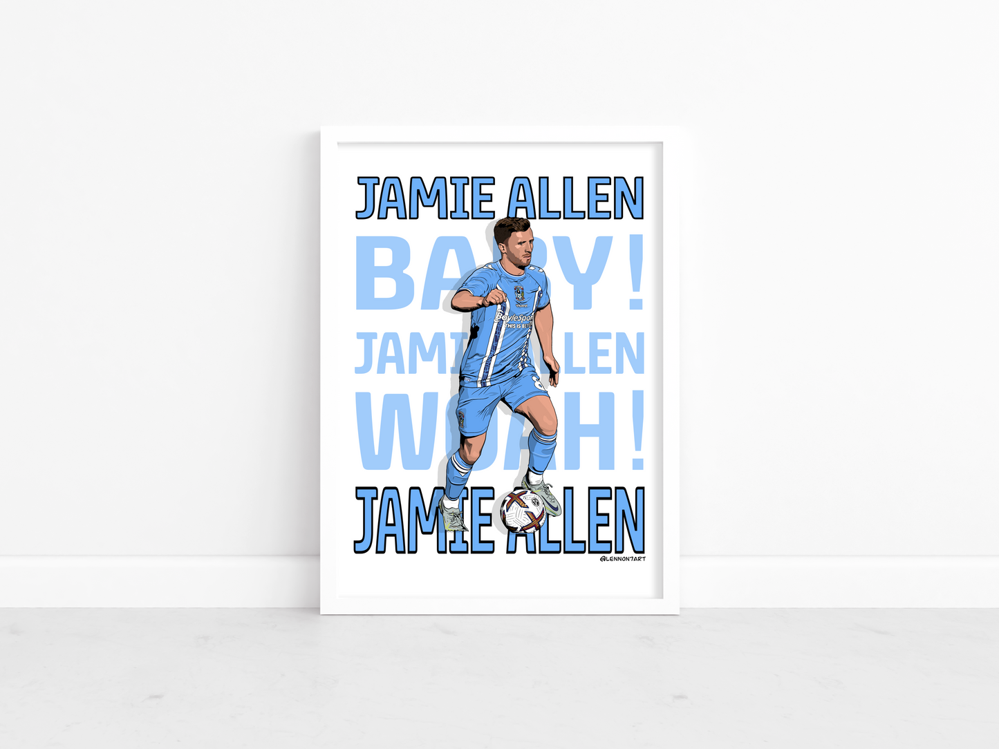 Jamie Allen fan chant print