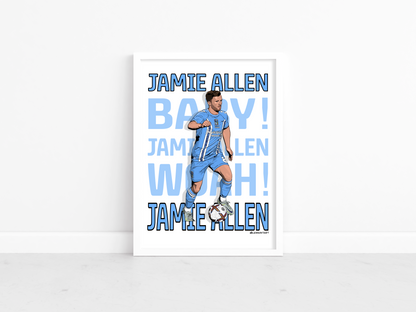 Jamie Allen fan chant print