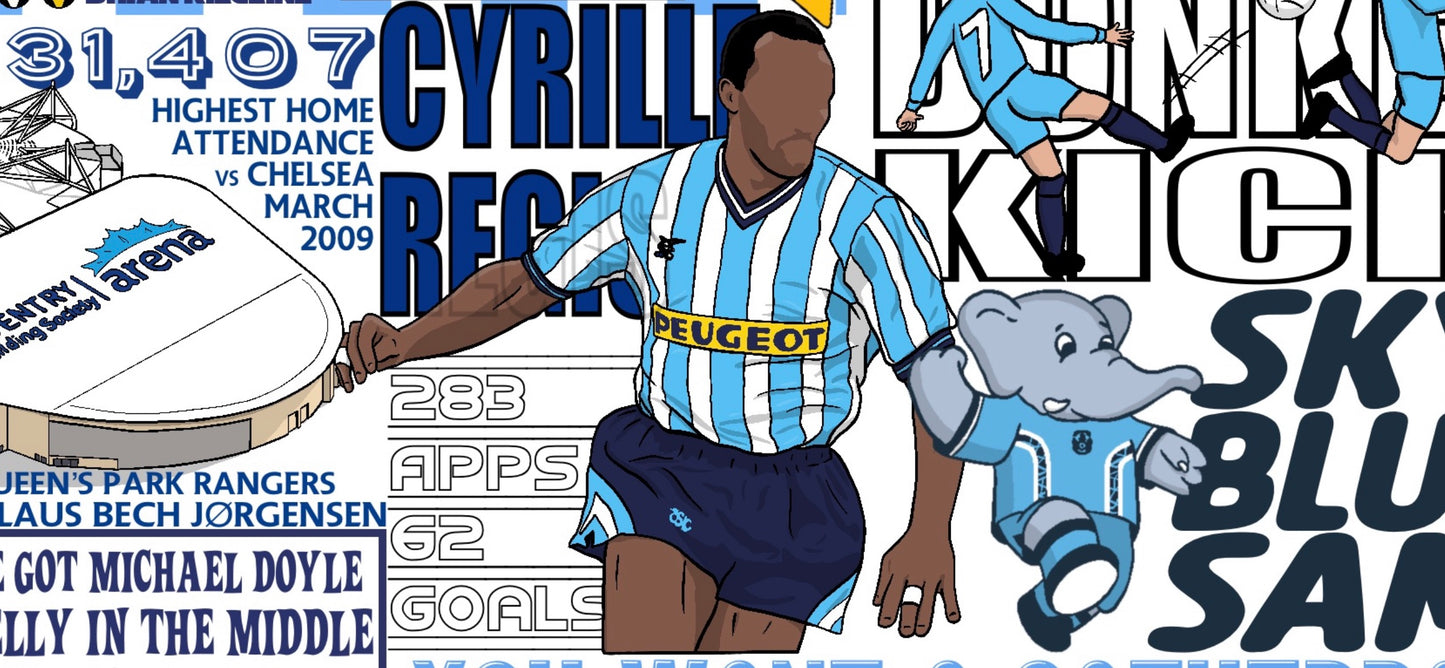 Coventry City History Montage print