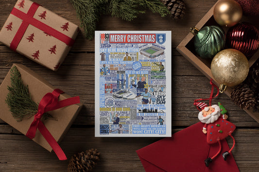 CCFC History Montage - Christmas card (A5)
