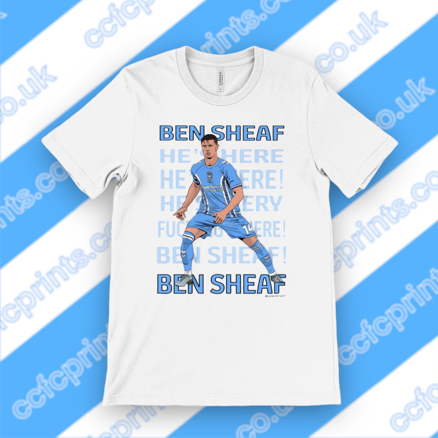 Ben Sheaf ‘fan chant’ T-shirt (adult)