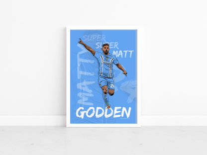 Matty Godden fan chant print