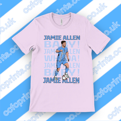 Jamie Allen ‘fan chant’ T-shirt (adult)