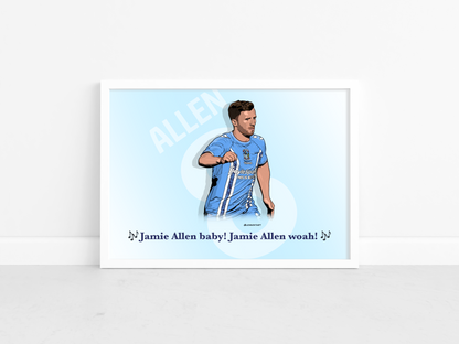 Jamie Allen fan chant print