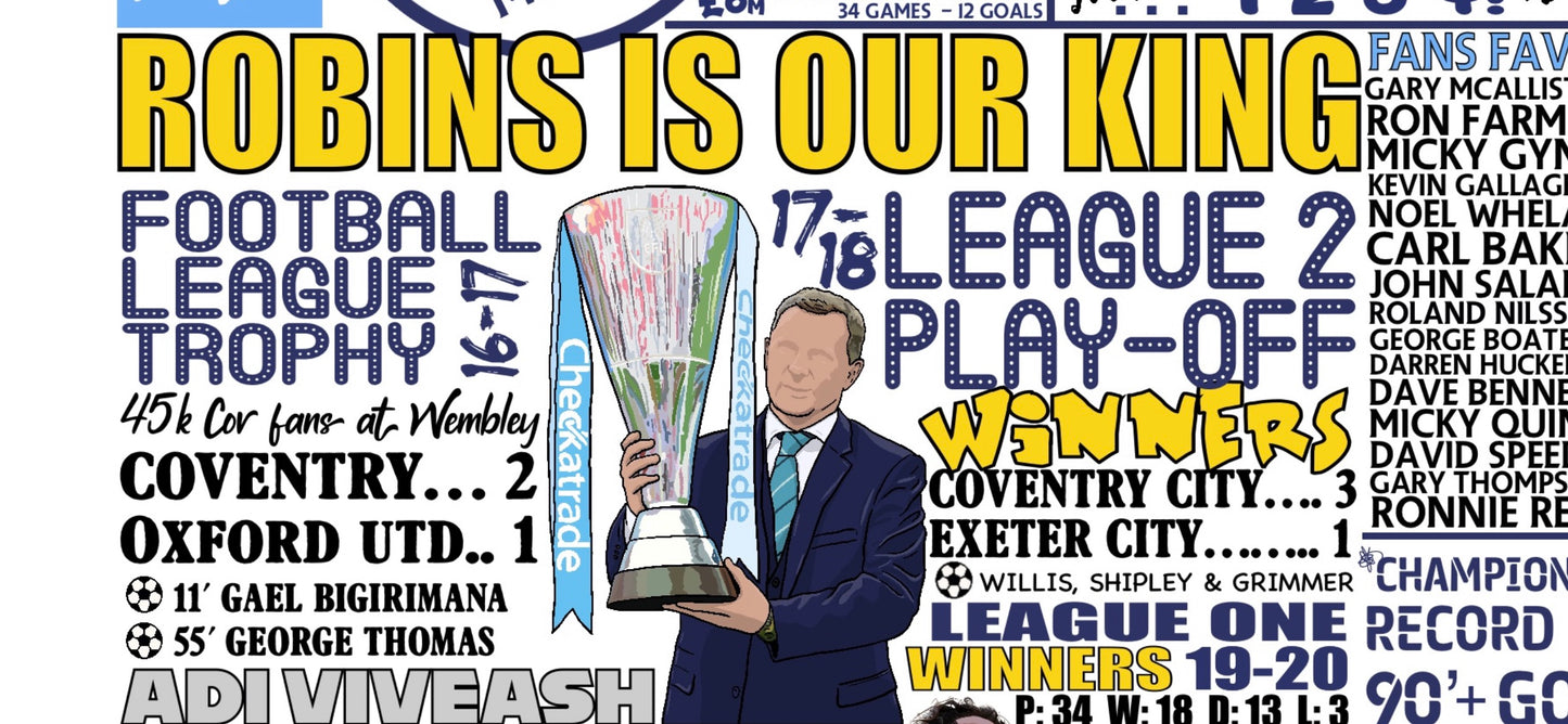 Coventry City History Montage print