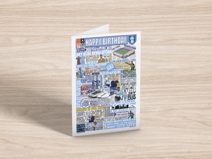 CCFC History Montage - birthday card (A5)