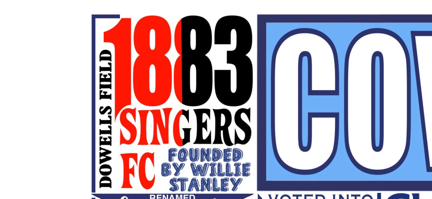 Coventry City History Montage print