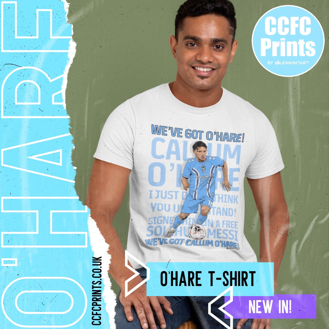 Callum O’Hare ‘fan chant’ T-shirt (adult)