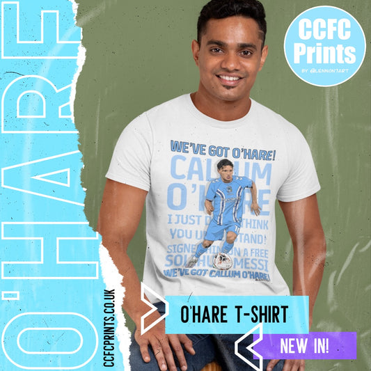 Callum O’Hare ‘fan chant’ T-shirt (adult)