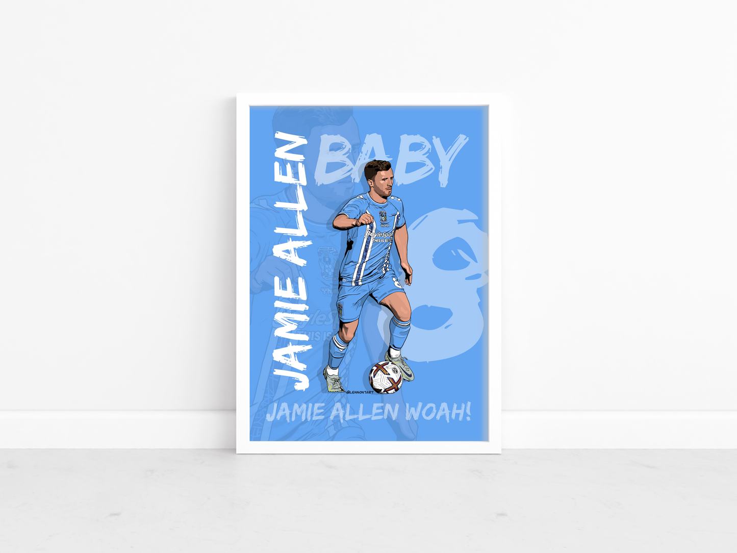 Jamie Allen fan chant print