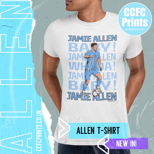 Jamie Allen ‘fan chant’ T-shirt (adult)