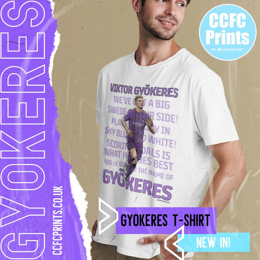 Viktor Gyökeres 'fan chant - away kit’ T-shirt (adult)