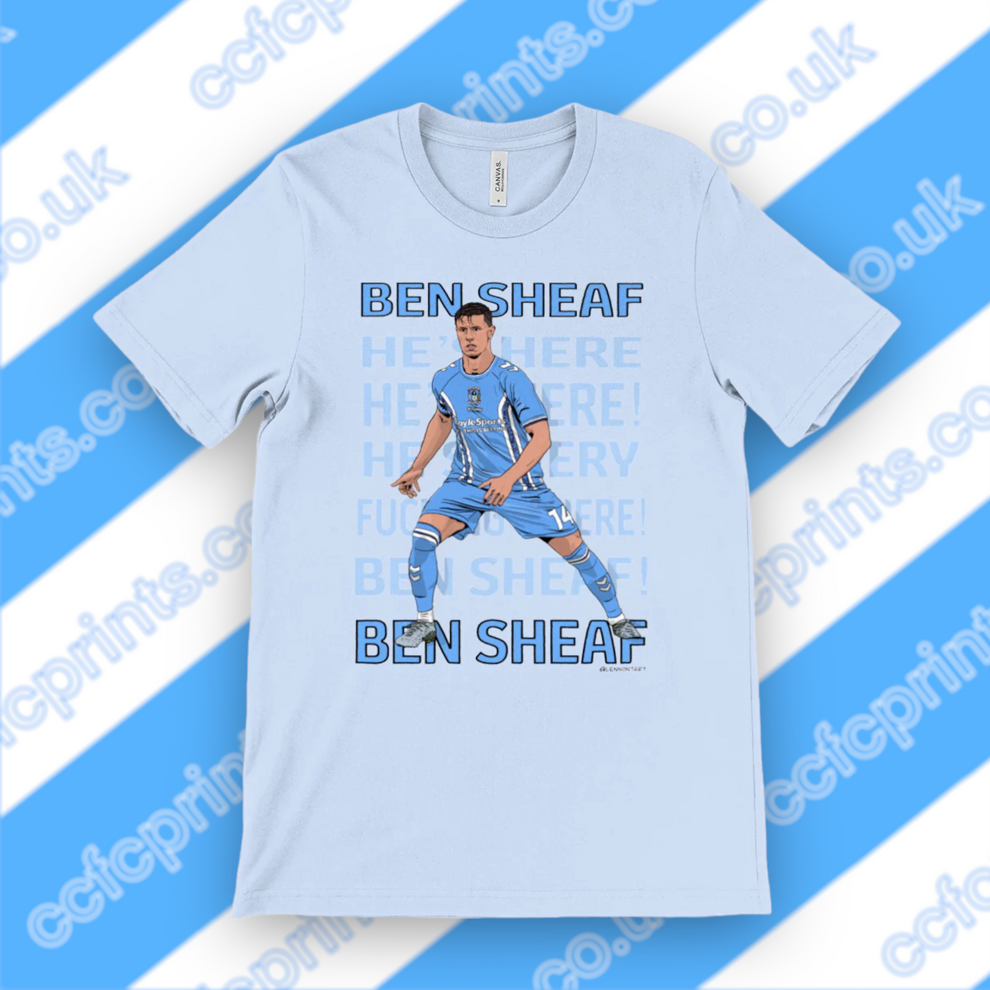 Ben Sheaf ‘fan chant’ T-shirt (adult)