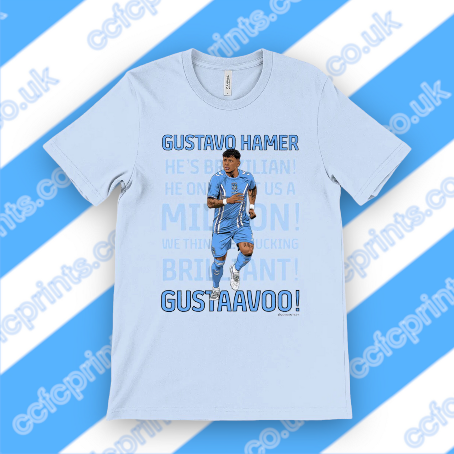 Gustavo Hamer ‘fan chant’ T-shirt (adult)