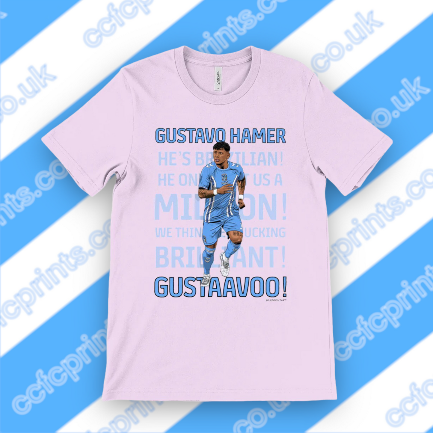 Gustavo Hamer ‘fan chant’ T-shirt (adult)