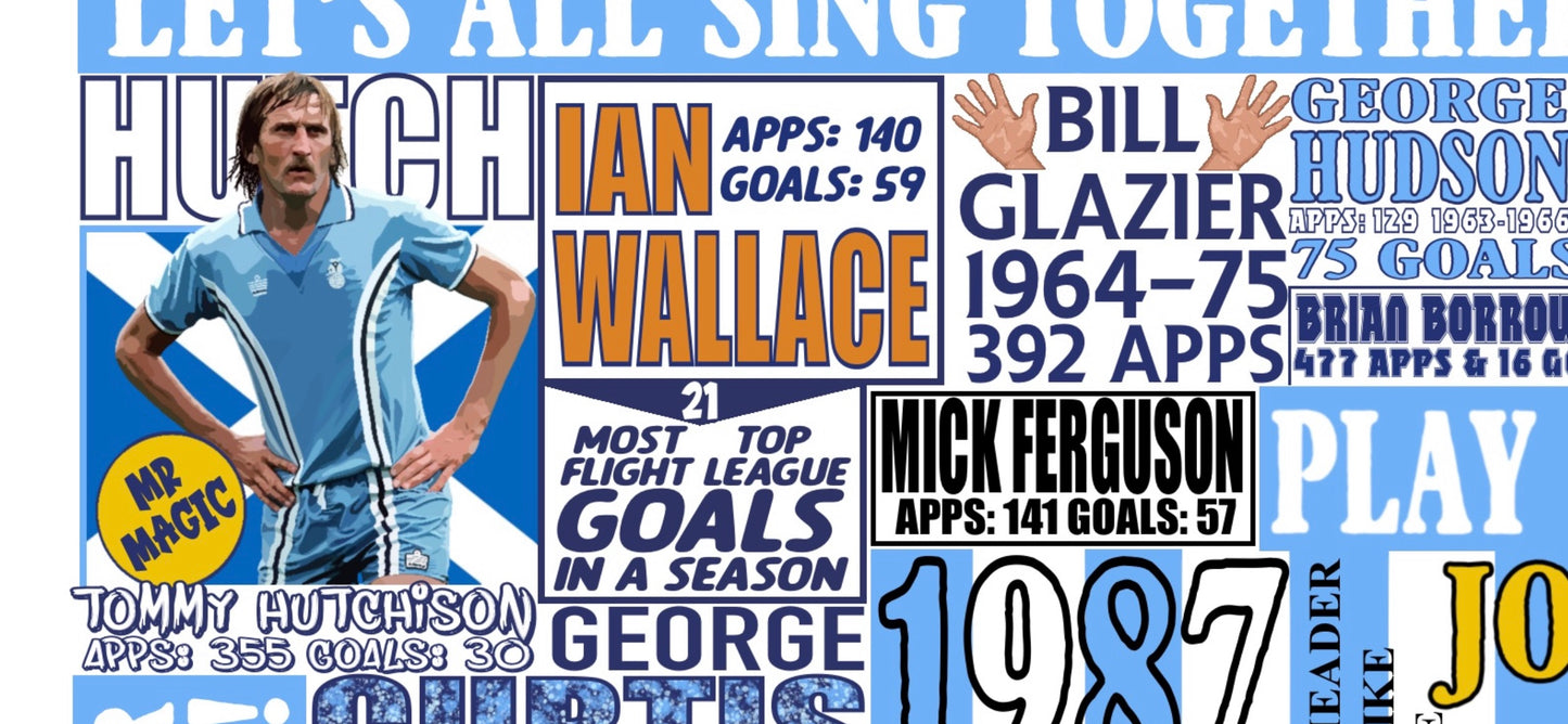 Coventry City History Montage print