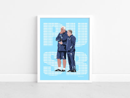 Mark Robins & Adi Viveash - Legends print