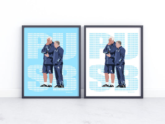 Mark Robins & Adi Viveash - Legends print