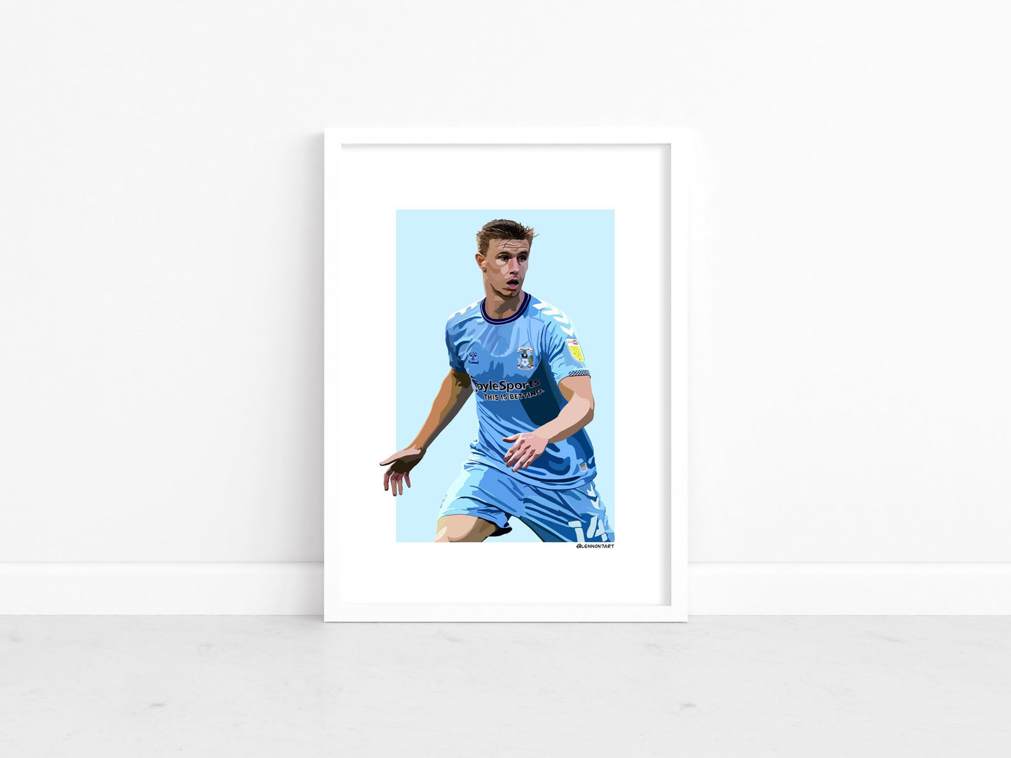 Ben Sheaf - Sky Blues stars 21-22 print