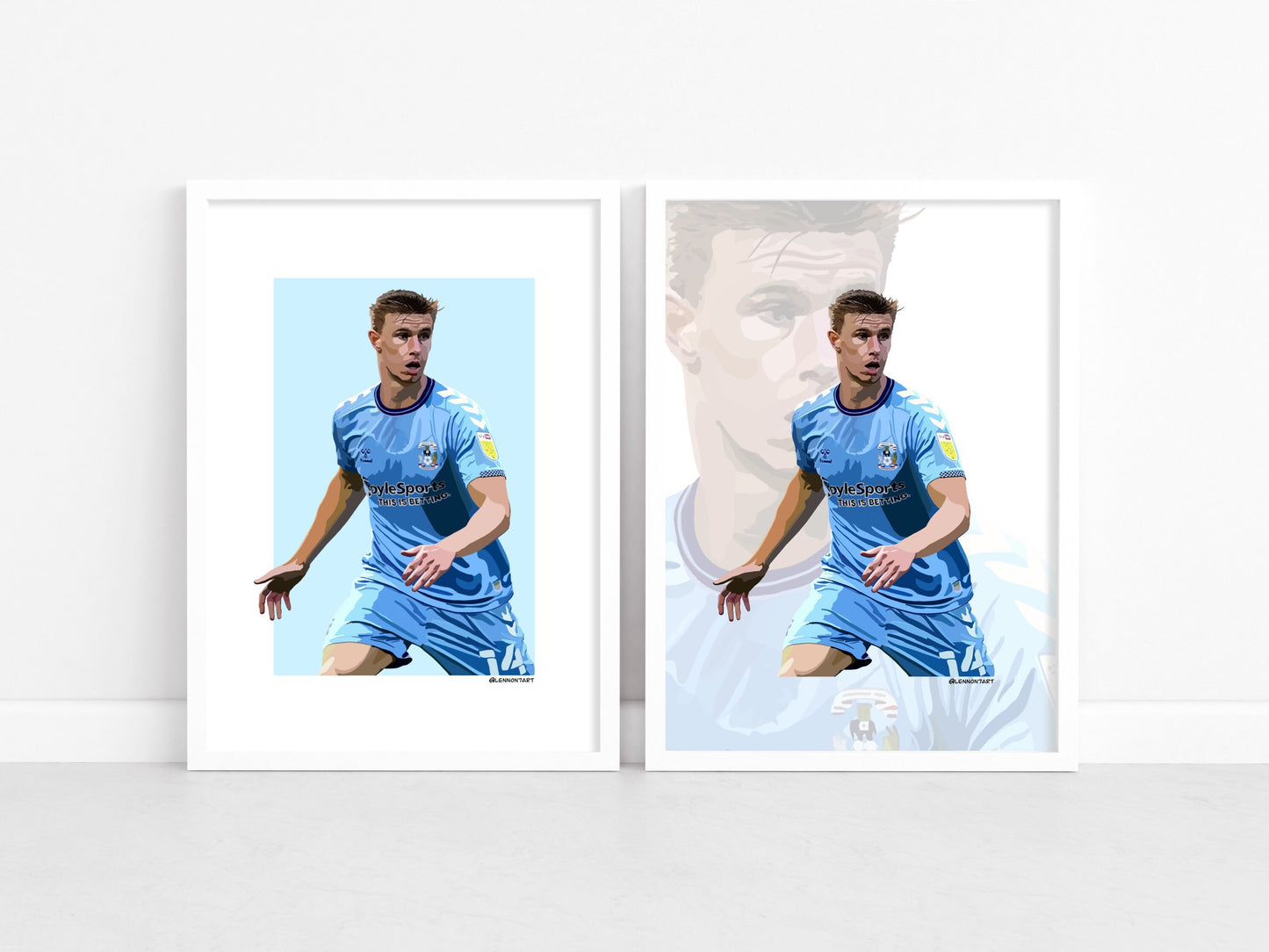 Ben Sheaf - Sky Blues stars 21-22 print