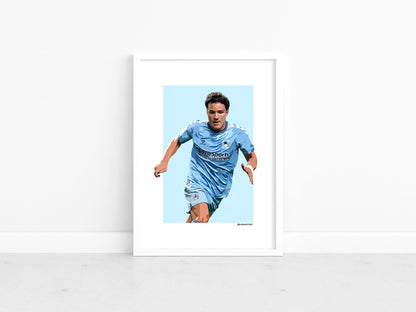 Callum O’Hare - Sky Blues stars 21-22 print