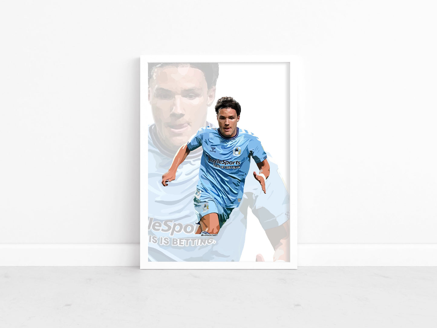 Callum O’Hare - Sky Blues stars 21-22 print