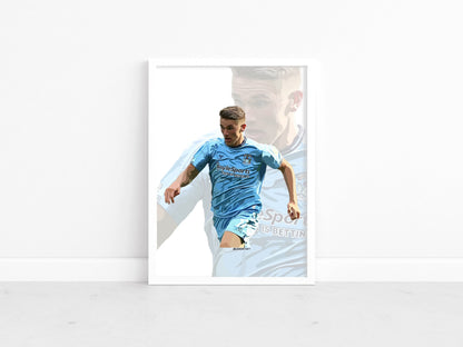 Viktor Gyokeres - Sky Blues stars 21-22 - A3 A4 print