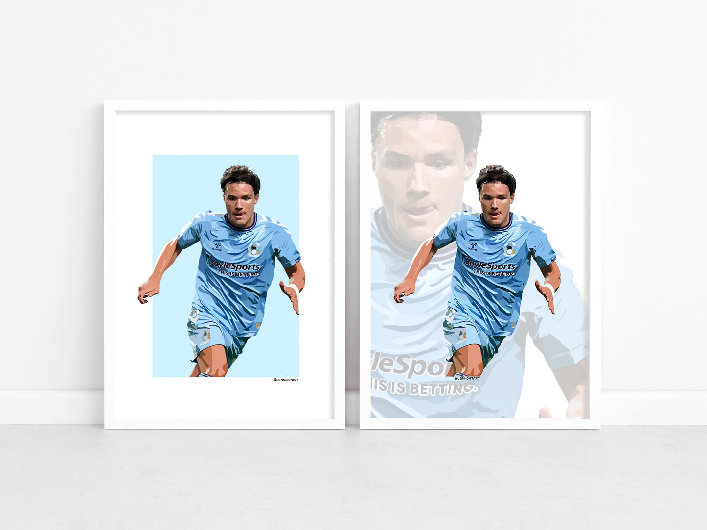 Callum O’Hare - Sky Blues stars 21-22 print