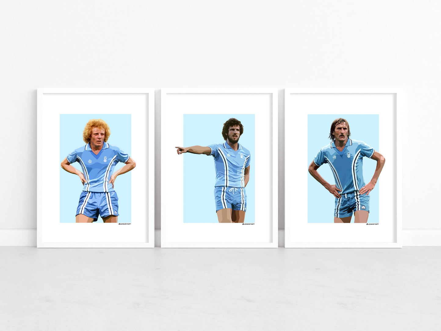 Legends bundle - Tommy Hutchison, Ian Wallace & Mick Ferguson - A3 A4 prints