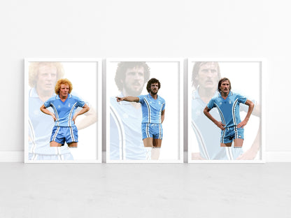 Legends bundle - Tommy Hutchison, Ian Wallace & Mick Ferguson - A3 A4 prints