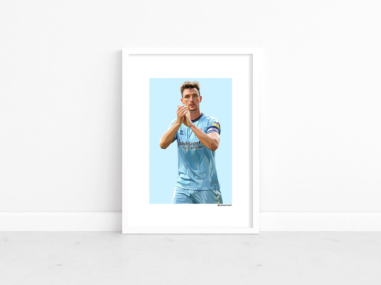 Dom Hyam - Sky Blues stars 21-22 print