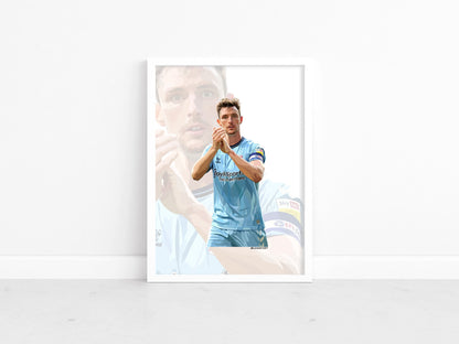 Dom Hyam - Sky Blues stars 21-22 print