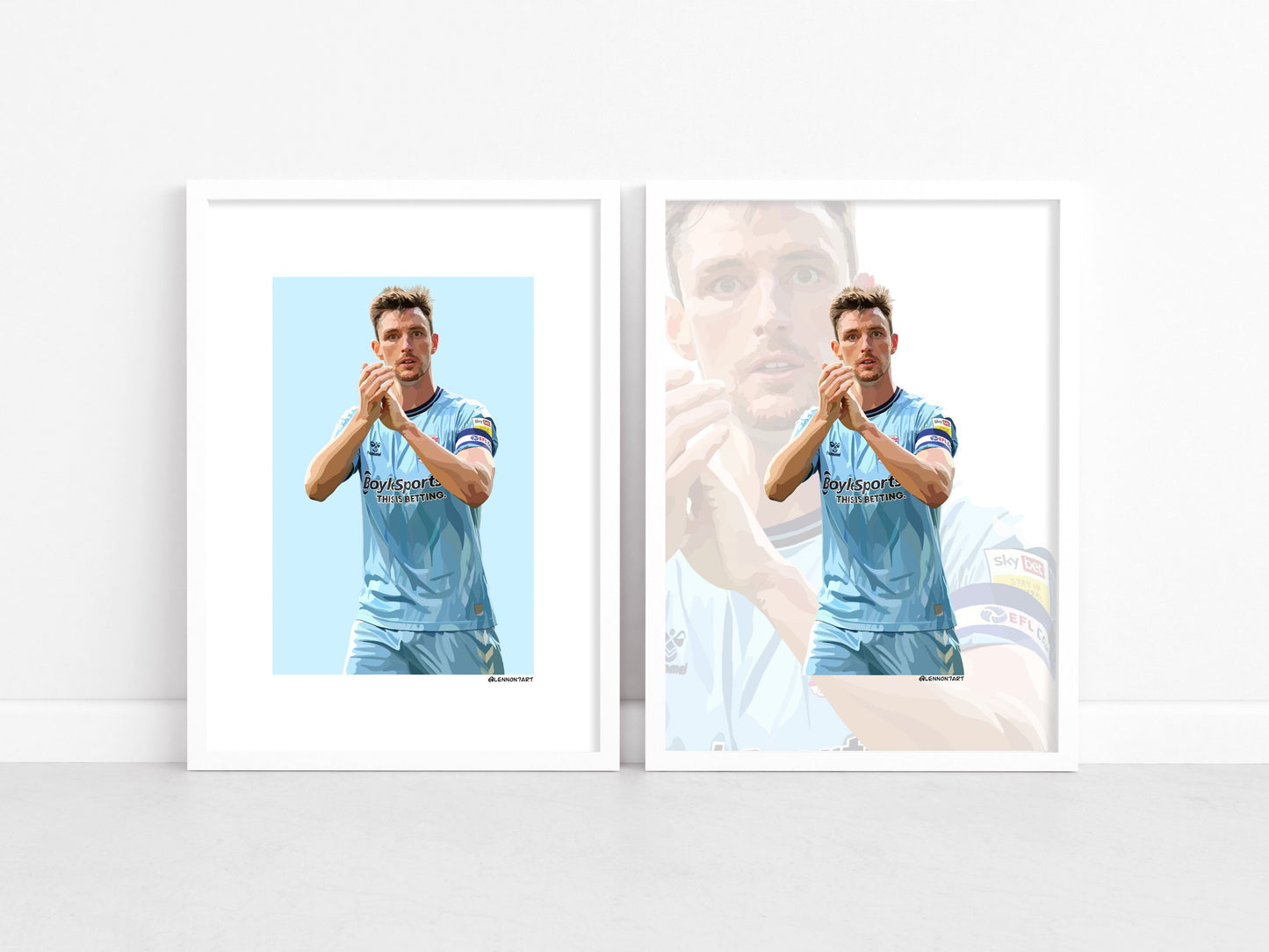 Dom Hyam - Sky Blues stars 21-22 print