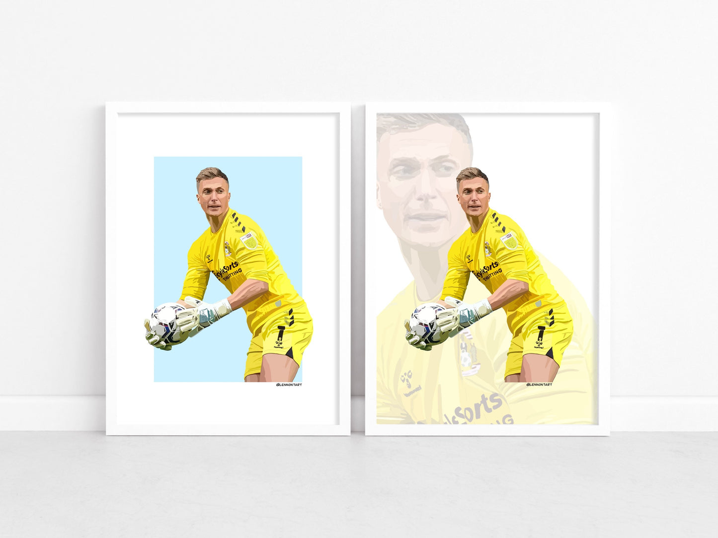 Simon Moore - Sky Blues stars 21-22 print