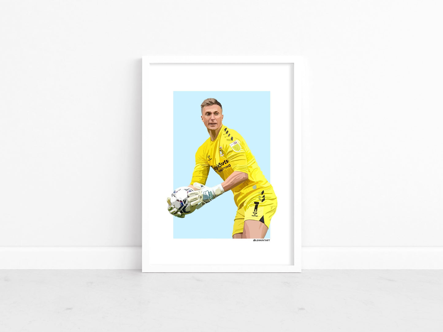 Simon Moore - Sky Blues stars 21-22 print