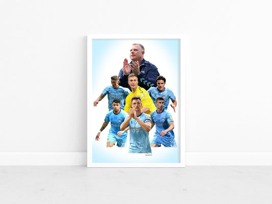 Coventry City 2021-22 Celebration Print