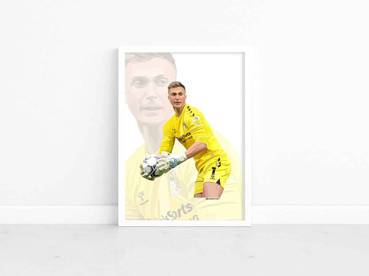 Simon Moore - Sky Blues stars 21-22 print