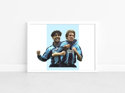 Darren Huckerby & Richard Shaw - CCFC Legends print