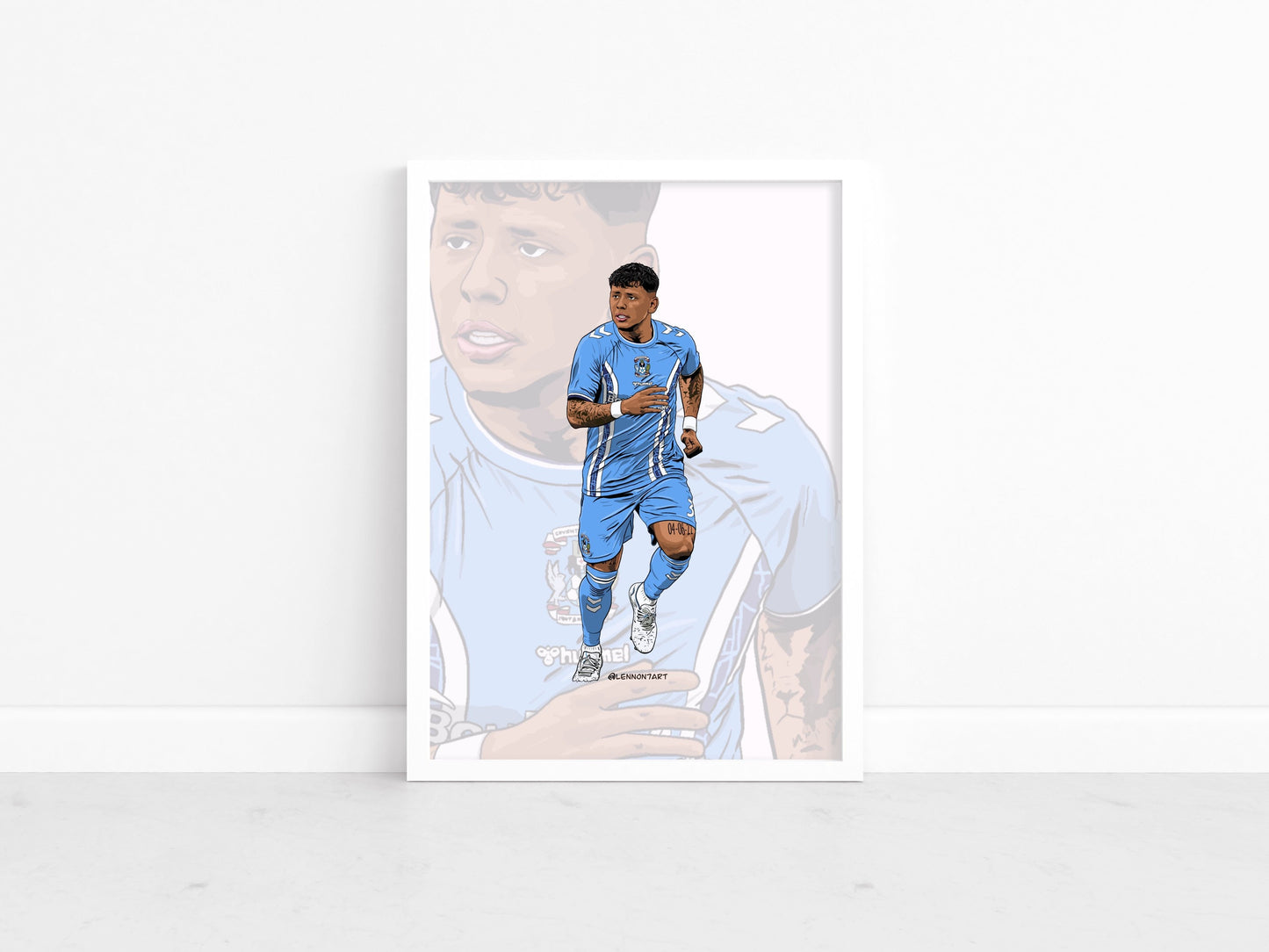 Gustavo Hamer - Sky Blues stars 22-23 print