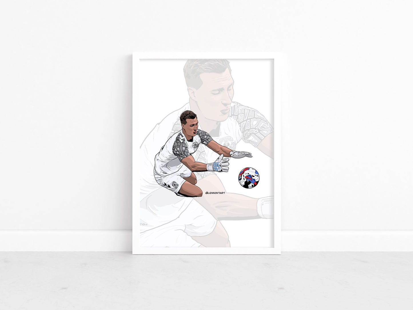 Simon Moore & Ben Wilson - Sky Blues stars 22-23 print