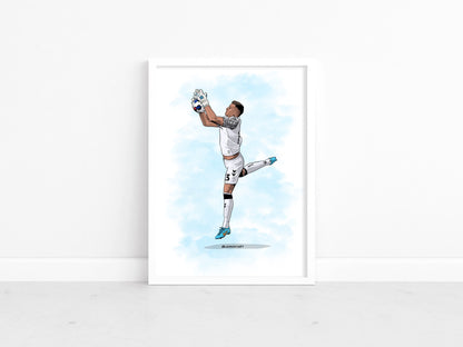 Simon Moore & Ben Wilson - Sky Blues stars 22-23 print