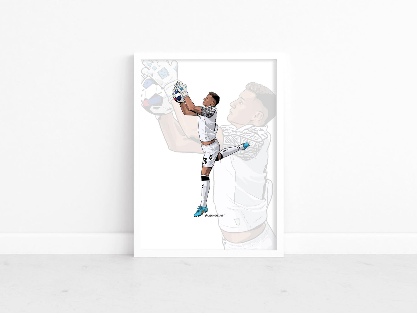 Simon Moore & Ben Wilson - Sky Blues stars 22-23 print