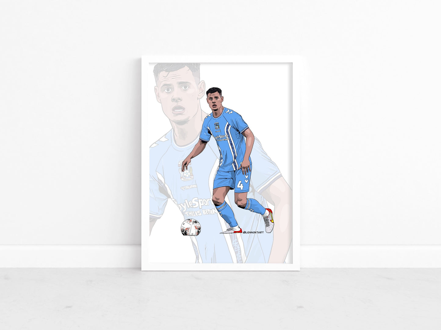 Michael Rose - Sky Blues stars 22-23 print