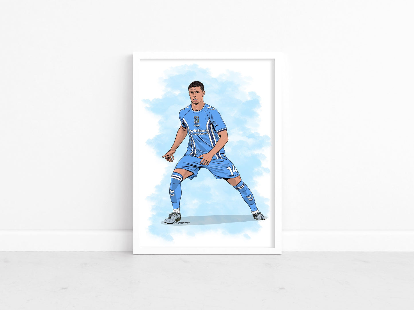 Ben Sheaf - Sky Blues stars 22-23 print