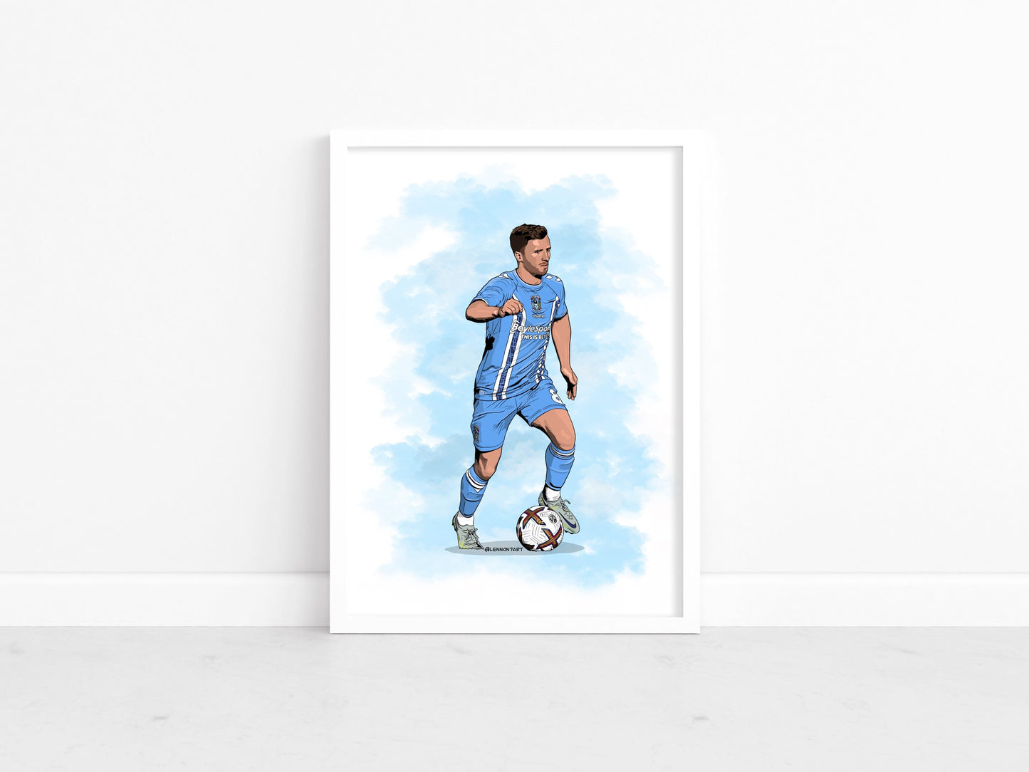 Jamie Allen - Sky Blues stars 22-23 print