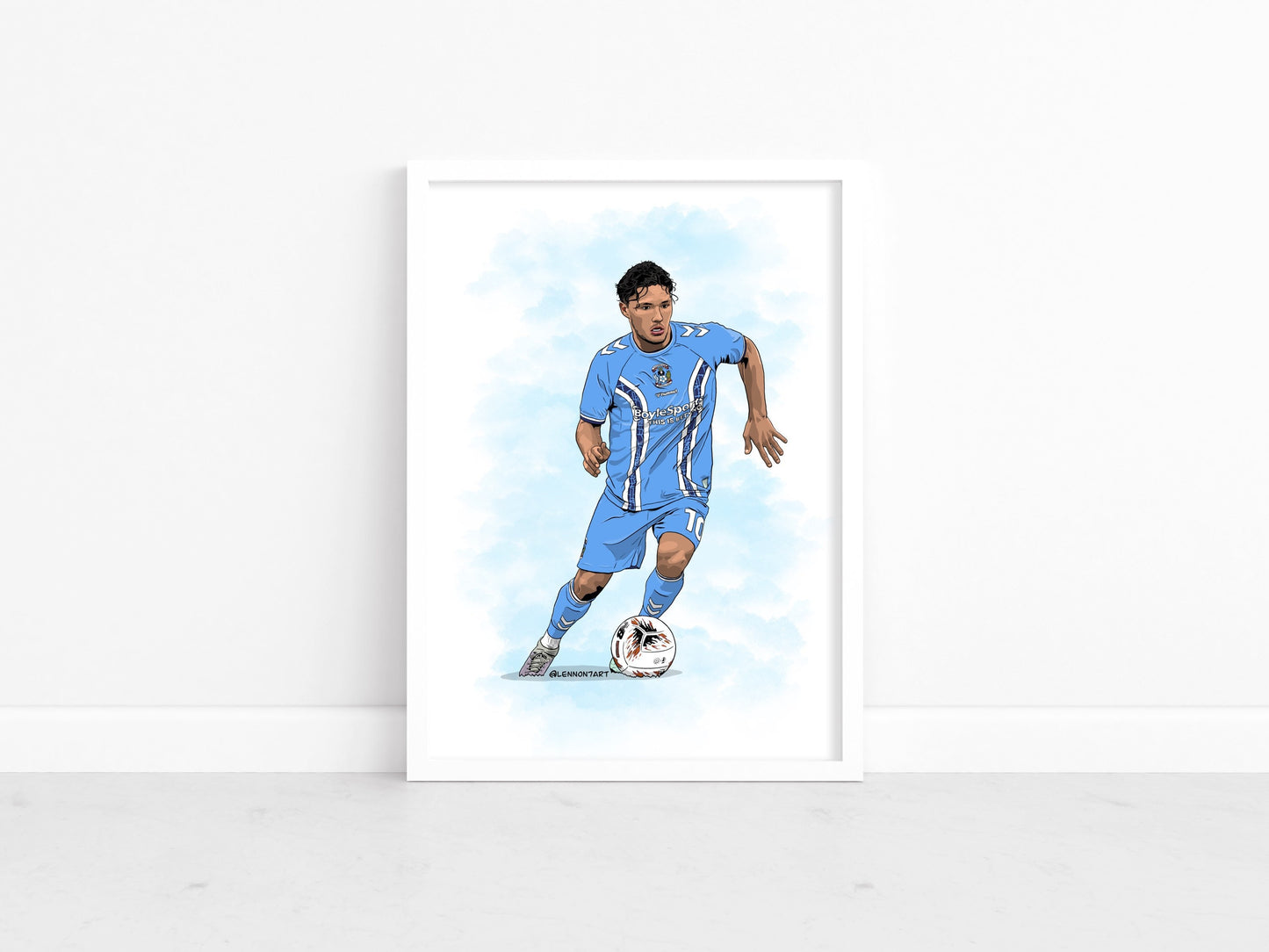 Callum O’Hare - Sky Blues stars 22-23 print